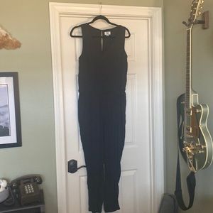 black old navy L jump suit